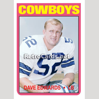 1972T Mike Ditka Dallas Cowboys – RetroCards