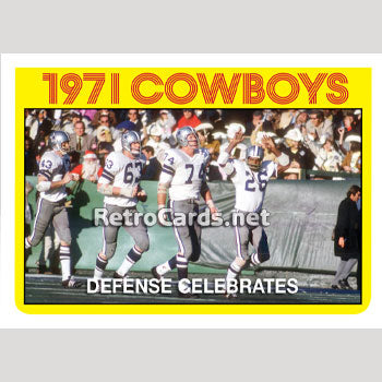 1971T Dallas Cowboys RetroCards Set