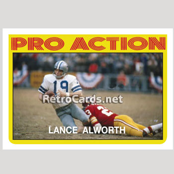 : 1973 Topps # 61 Lance Alworth Dallas Cowboys (Football Card)  EX/MT Cowboys : Collectibles & Fine Art