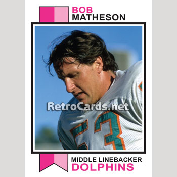 1977 Topps Jim Mandich Football Card – Miami Dolphins - #372 / Near Mint +  Cond.