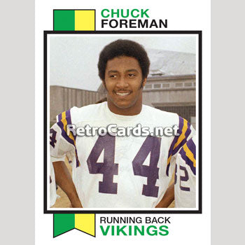 Chuck Foreman Minnesota Vikings Mitchell & Ness 1973 Authentic