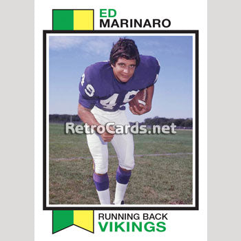 Ed Marinaro Minnesota Vikings 1975 Vintage Football Stitched -   Israel