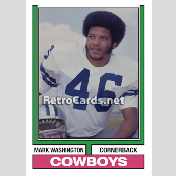 1974T Charlie Waters Dallas Cowboys – RetroCards