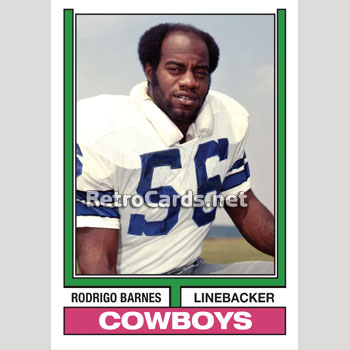 1974T Charlie Waters Dallas Cowboys – RetroCards