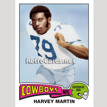 CN478 HARVEY MARTIN Dallas Cowboys 8x10 11x14 16x20 Colorized Photo