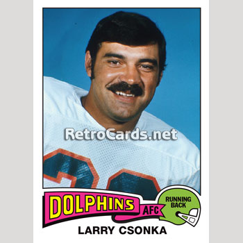 1971 Topps #45 Larry Csonka Miami Dolphins Vintage Football