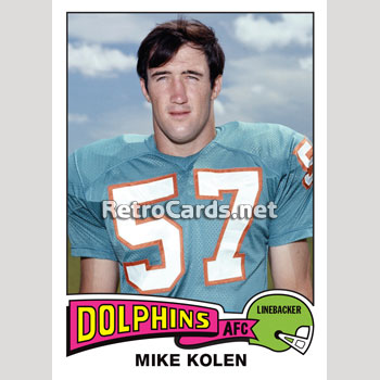 1975T Lloyd Mumphord Miami Dolphins – RetroCards