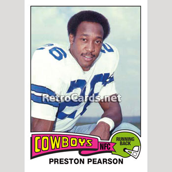 Dallas Cowboys Preston Pearson, 1975 Nfc Divisional Playoffs Sports  Illustrated Cover Metal Print