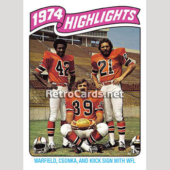 1975T Paul Warfield Miami Dolphins – RetroCards