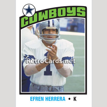 1976TNHL Dallas Cowboys RetroCards Set