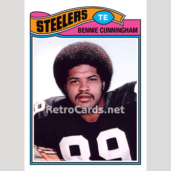 Bennie Cunningham Autographed Pittsburgh Steelers 8x10 Photo - BAS