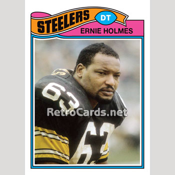 Ernie Holmes Pittsburgh Steelers 1974 Football Vintage -   Israel