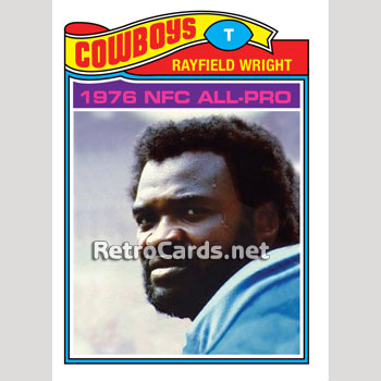 1980T Rayfield Wright Dallas Cowboys – RetroCards