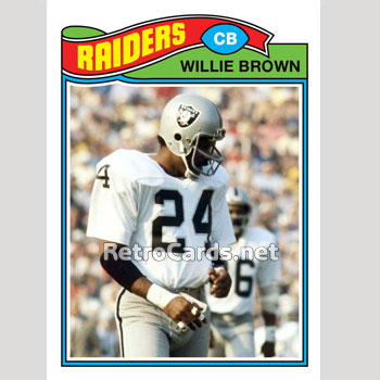 Willie Brown Oakland Raiders 1976 Vintage Football Stitched -   Finland