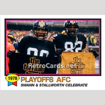 : 1980 Topps #492 1979 AFC Championship Pittsburgh Steelers/Houston  Oilers NFL Football Card NM-MT : Collectibles & Fine Art