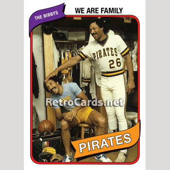 1980T Pittsburgh Pirates RetroCards Set