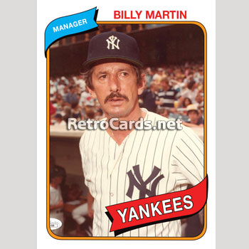 1980T New York Yankees RetroCards Set