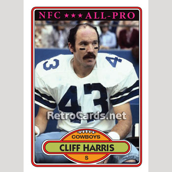 : 1975 Topps # 490 Cliff Harris Dallas Cowboys (Football Card) EX  Cowboys Ouachita Baptist : Collectibles & Fine Art