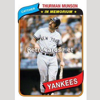 Yankees Thurman Munson 1970s Card of the Day shirt