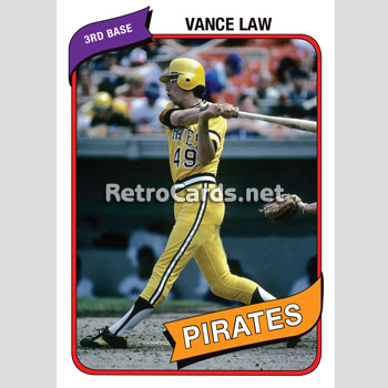 1980T Pittsburgh Pirates RetroCards Set