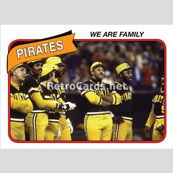 1980T Pittsburgh Pirates RetroCards Set