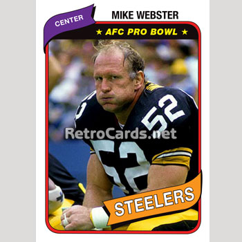 Rare Mike Webster Steelers Illus Print 12x18 LE 50 