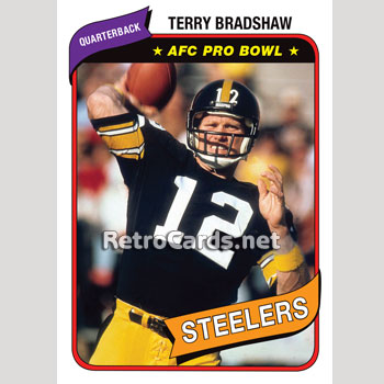 Vtg 70/80's NFL Pittsburgh Steelers Terry Bradshaw # 12