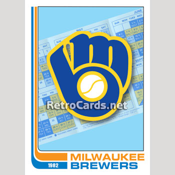 The Oddball Card Collector: 1982 Milwaukee Brewers Police Set