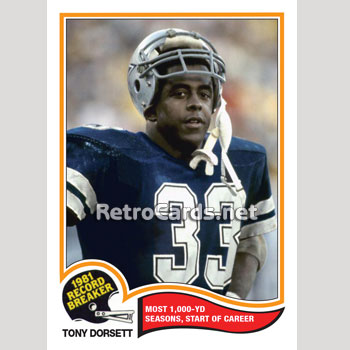 Tony Dorsett & Julius Jones 2005 Donruss Elite Dallas Cowboys Throwback  Threads Numbered Card w/Pieces of Game-Worn Jerseys (#47/75) – KBK Sports