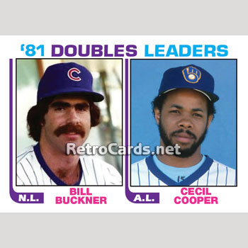 1982 Donruss #258 Cecil Cooper VG Milwaukee Brewers - Under the Radar Sports