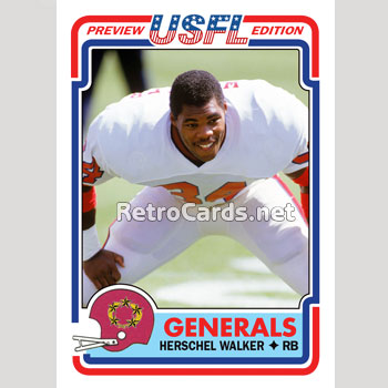 Herschel Walker New Jersey Generals jersey - M/ L - VintageSportsGear