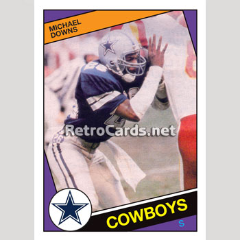 1988 Topps Michael Downs Dallas Cowboys Football Card VFBMA