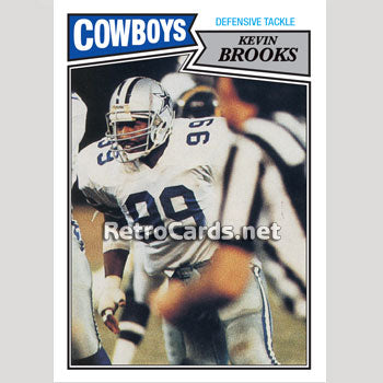 1985-88 Kevin Brooks Game Used Dallas Cowboys Jersey.  Football, Lot  #44201