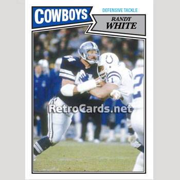 1987 Ace Fact Pack Dallas Cowboys - [Base] #_RAWH - Randy White