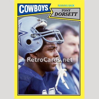 : 1987 Topps # 263 Tony Dorsett Dallas Cowboys (Football Card)  NM/MT Cowboys Pittsburgh : Collectibles & Fine Art