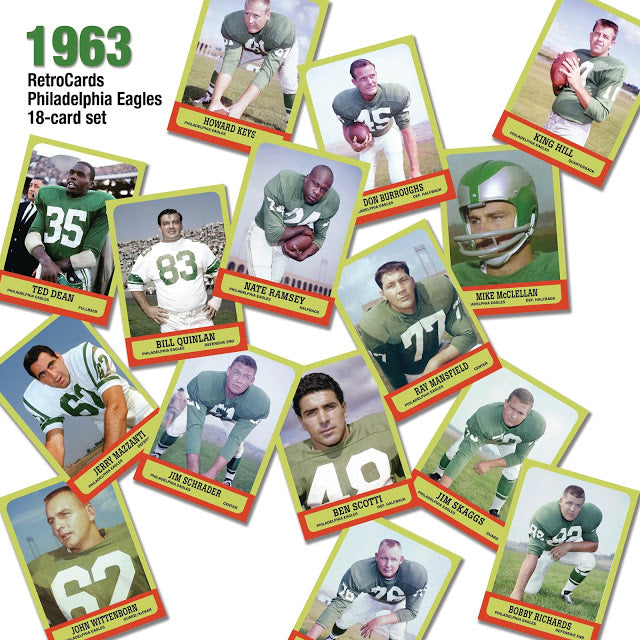 Topps 1963 football cards