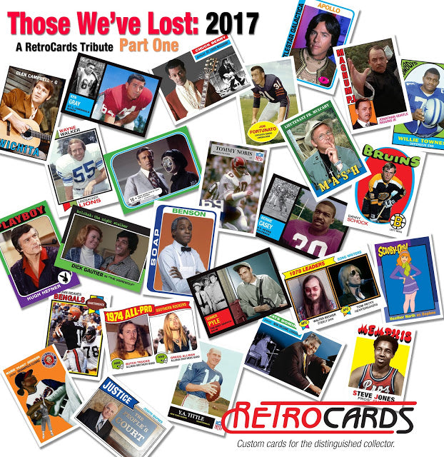 Topps, Deaths in 2017, sports, celebrities