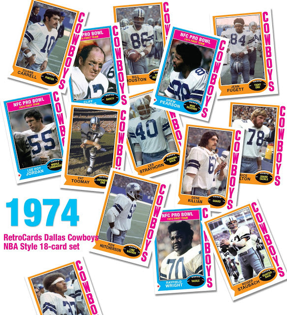 Topps RetroCards custom cards that never were Dallas Cowboys