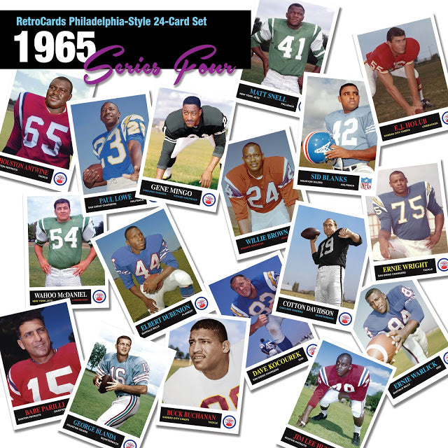 Topps 1965 NFL football cards