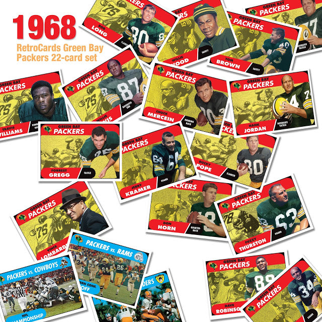 Topps football cards, custom cards that never were Green Bay Packers Super Bowl II