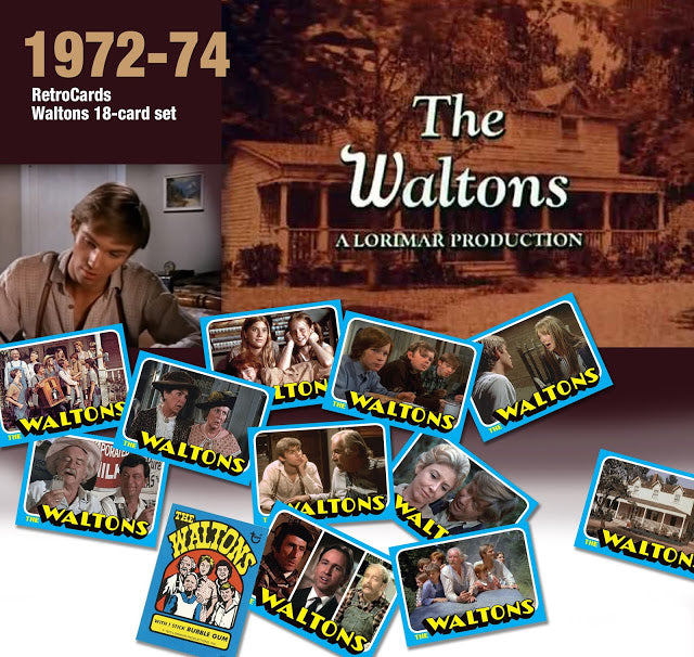 Topps test set waltons, retrocards custom cards that never were 1972 1973 1974