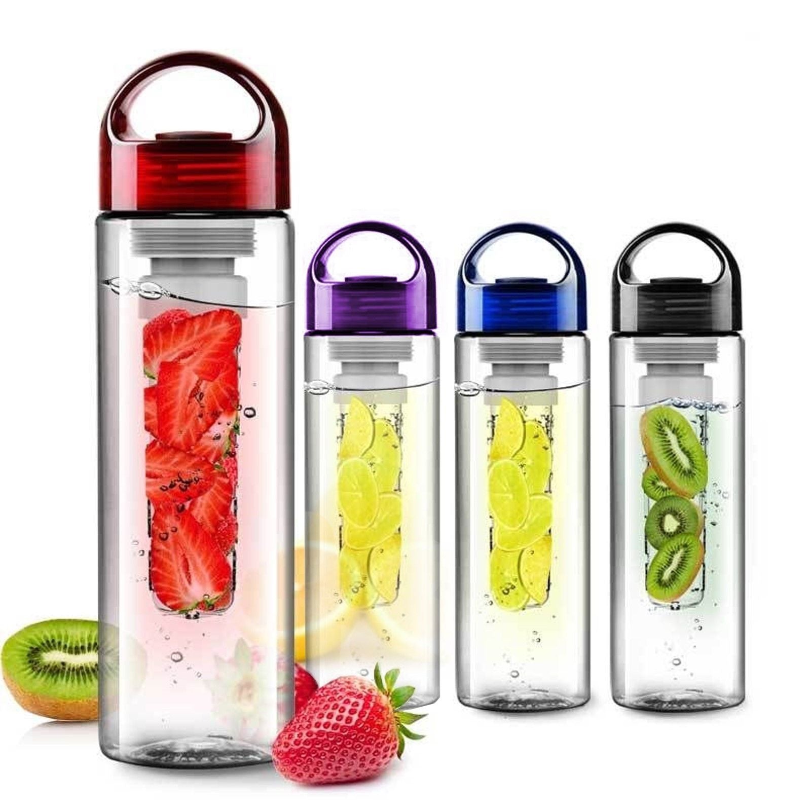 Lemon Water Bottle Infuser Herbs and Food Recipes