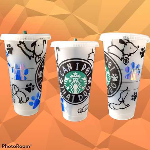 Cow Print Starbucks Venti (24oz) Reusable Cold Cup – Corbi's