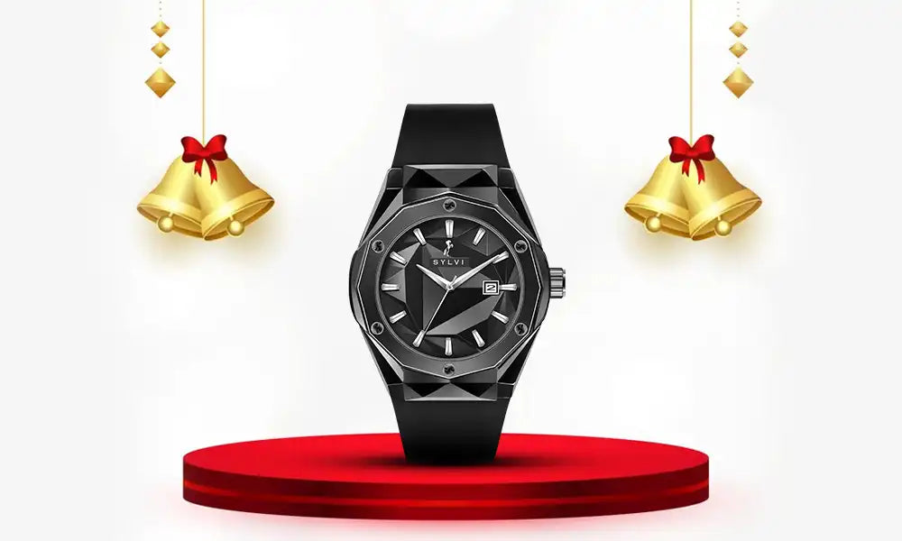 Minimalist Watches for Men - Sylvi Imperial Black Watch for Christmas 2023