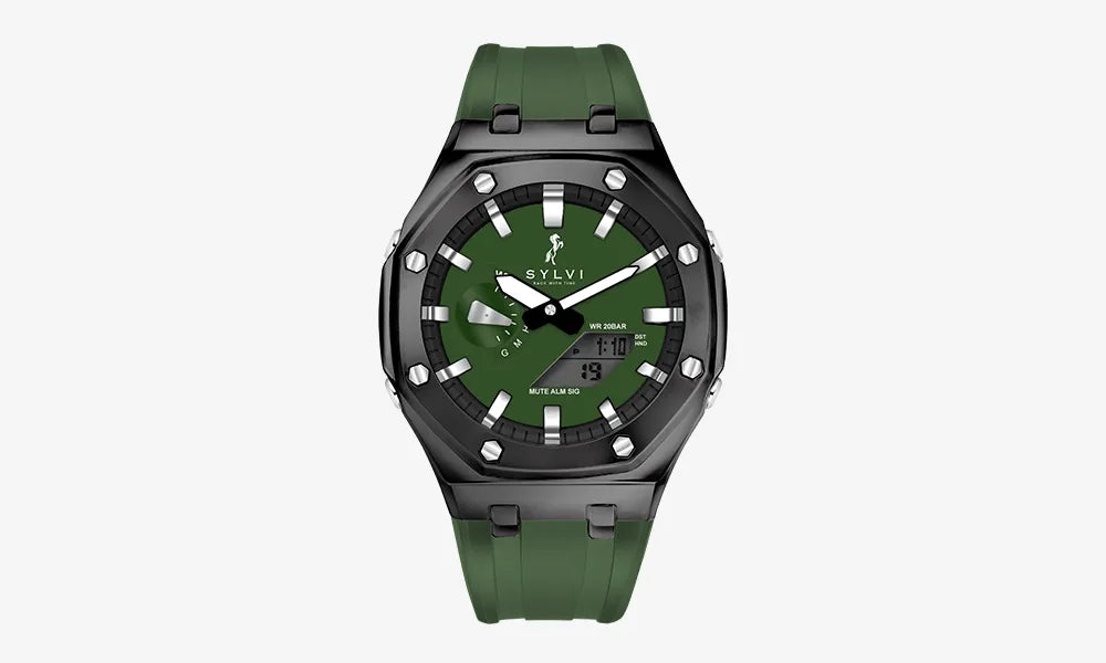 Rig One 'O One Green Best Watches for Men Sylvi