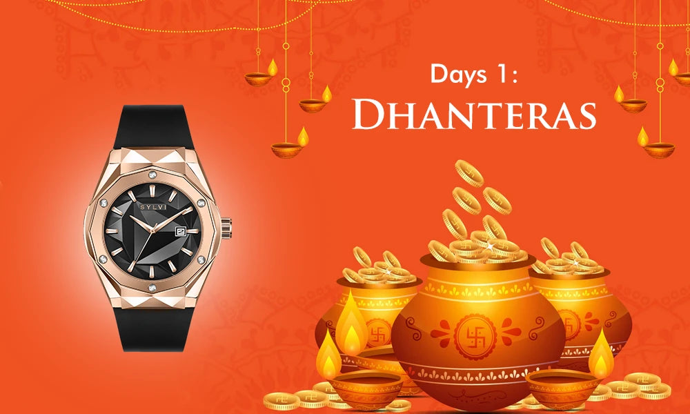 Story Behind Dhanteras - Explained in Detail - Celebrate it With Sylvi Imperial Rosegold Watch