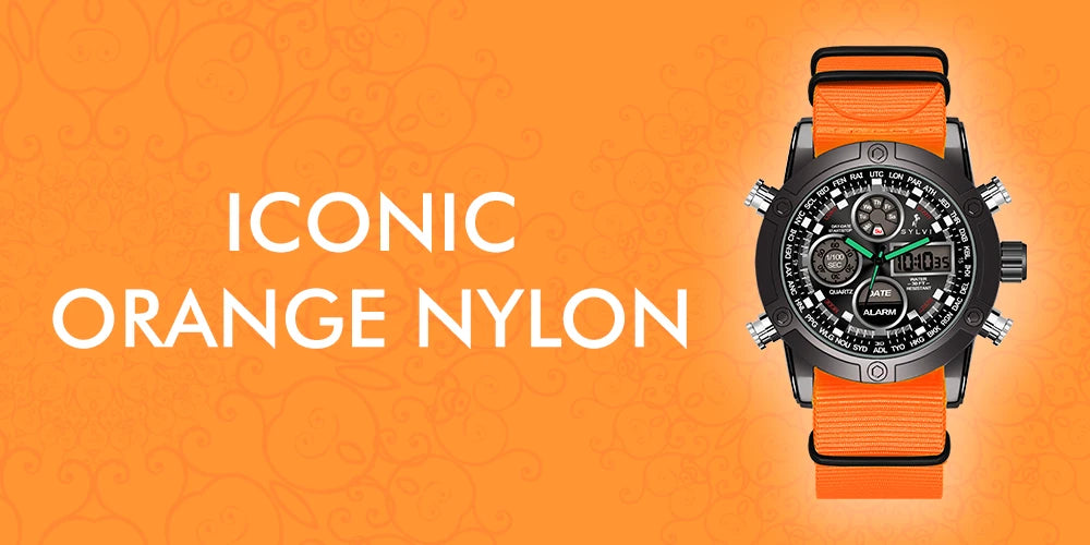 Sylvi Iconic Orange Nylon - Top 3 Watches for Republic Day 2024