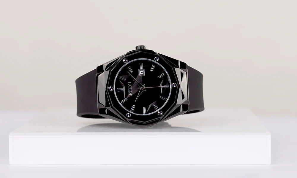 Sylvi Imperial Black Luxury Black Watches for Men Buy Now