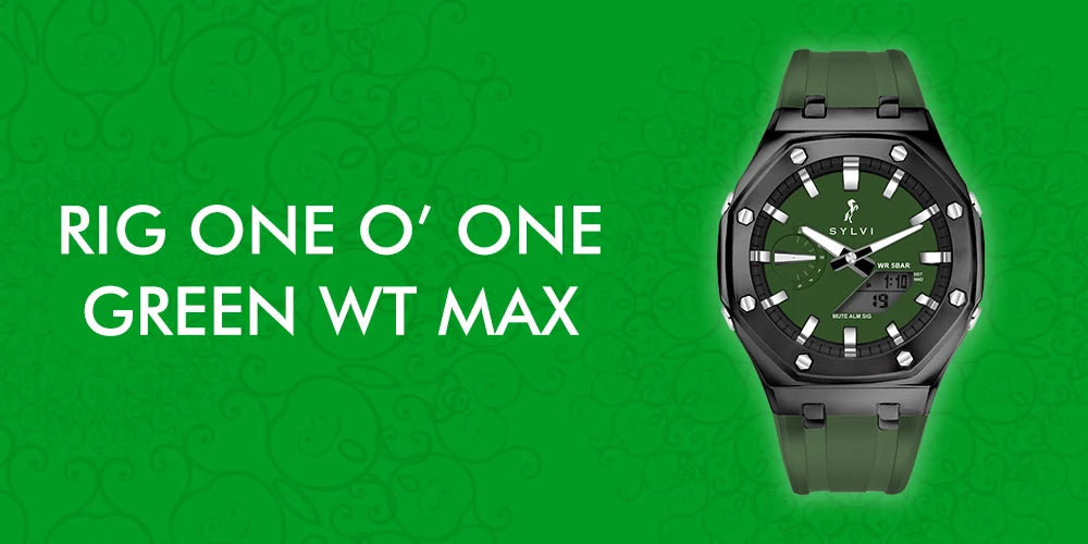 Sylvi Rig One O One Green WT Max - Top 3 Watches for Republic Day 2024