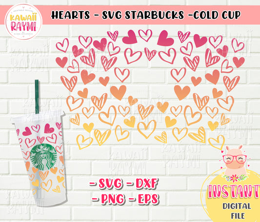 LV Full Wrap For Starbucks Cold Cup Svg, Trending Svg, LV St